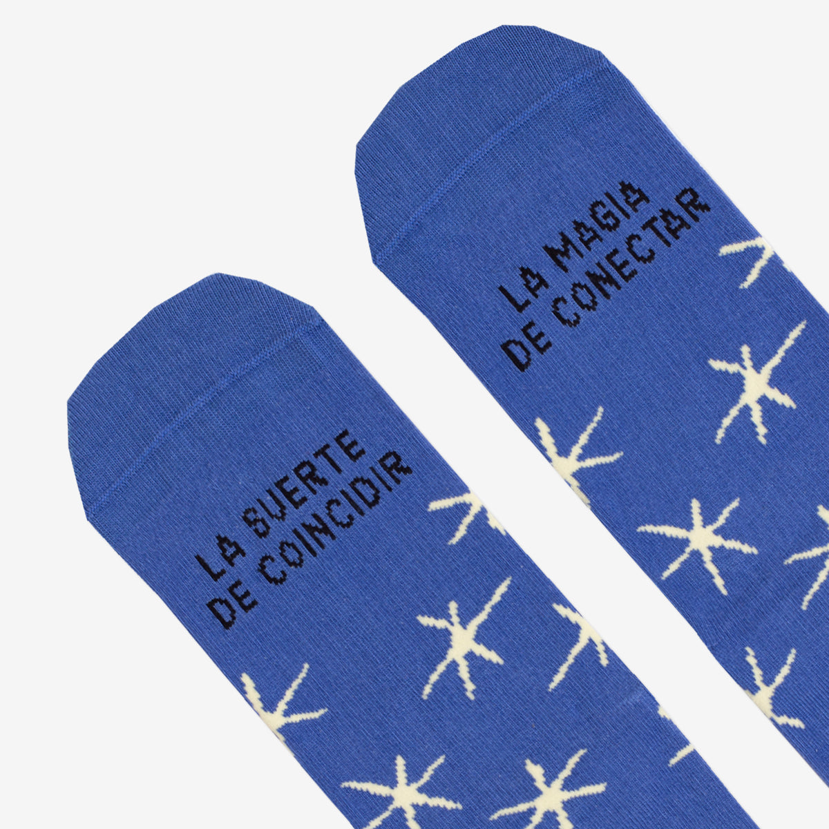 Calcetines "La suerte de coincidir, la magia de conectar"