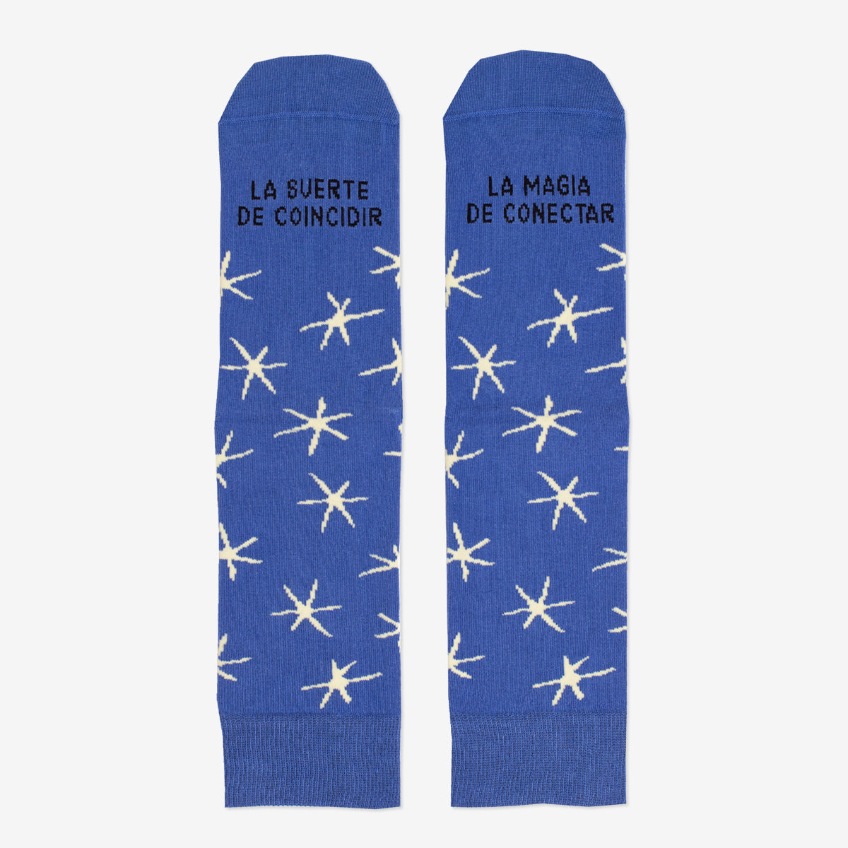 Calcetines "La suerte de coincidir, la magia de conectar"