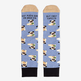 Calcetines "Hoy puede ser un gran día, but first, cafecito"