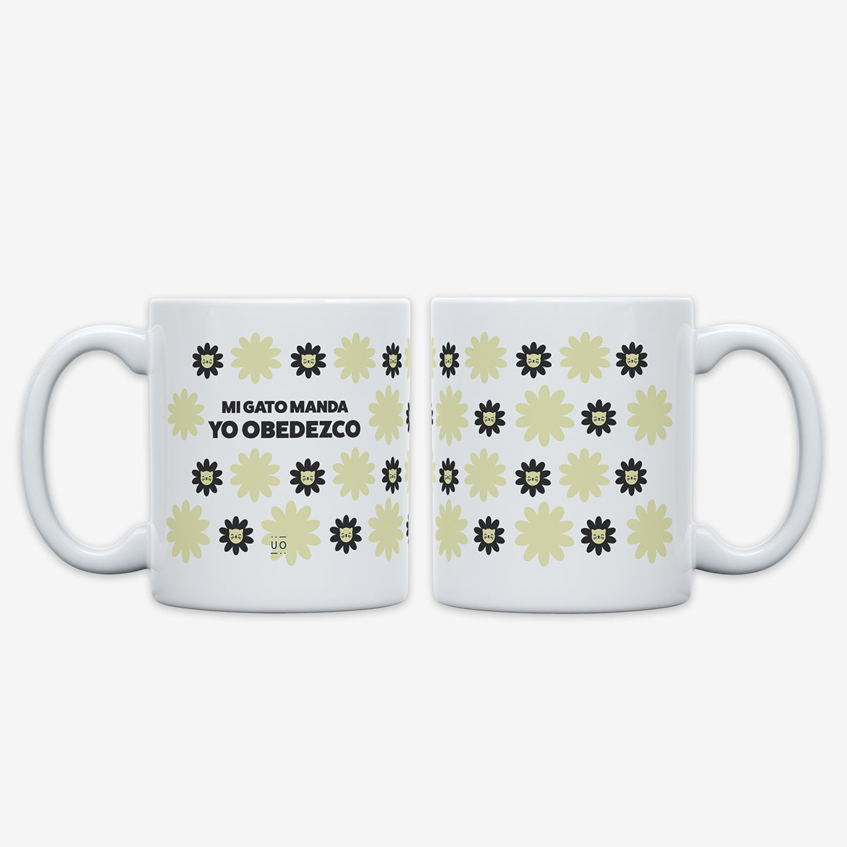 Taza "Mi gato manda yo obedezco"