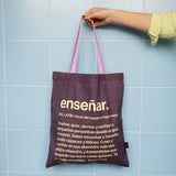 Tote "Enseñar definición"