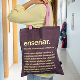 Tote "Enseñar definición"
