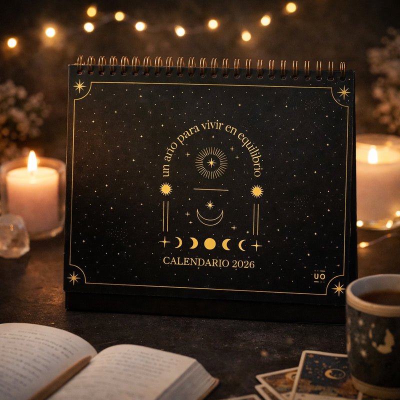 Calendario sobremesa 2026 "Equilibrio"