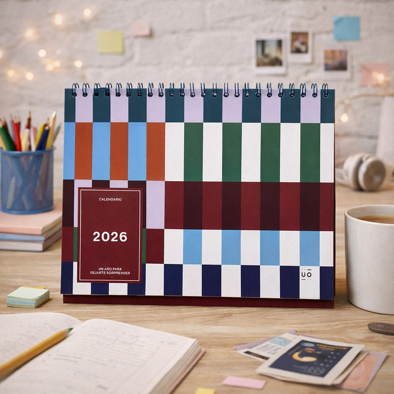 Calendario sobremesa 2026 "Copenhague"