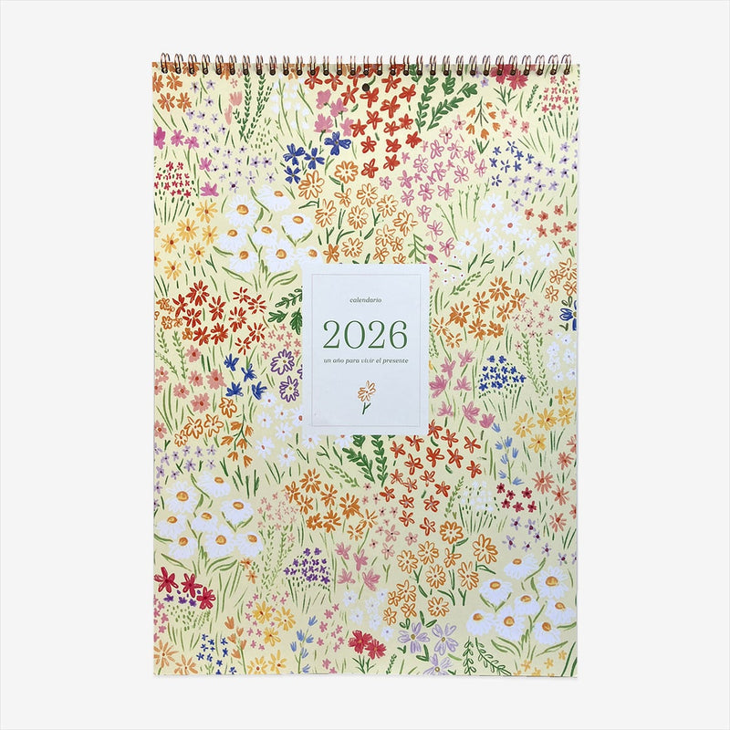 Calendario pared 2026 "Bloom"