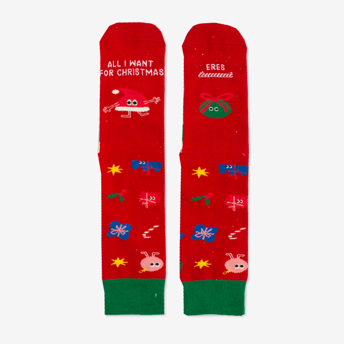 Calcetines "All I want for Christmas eres tú"