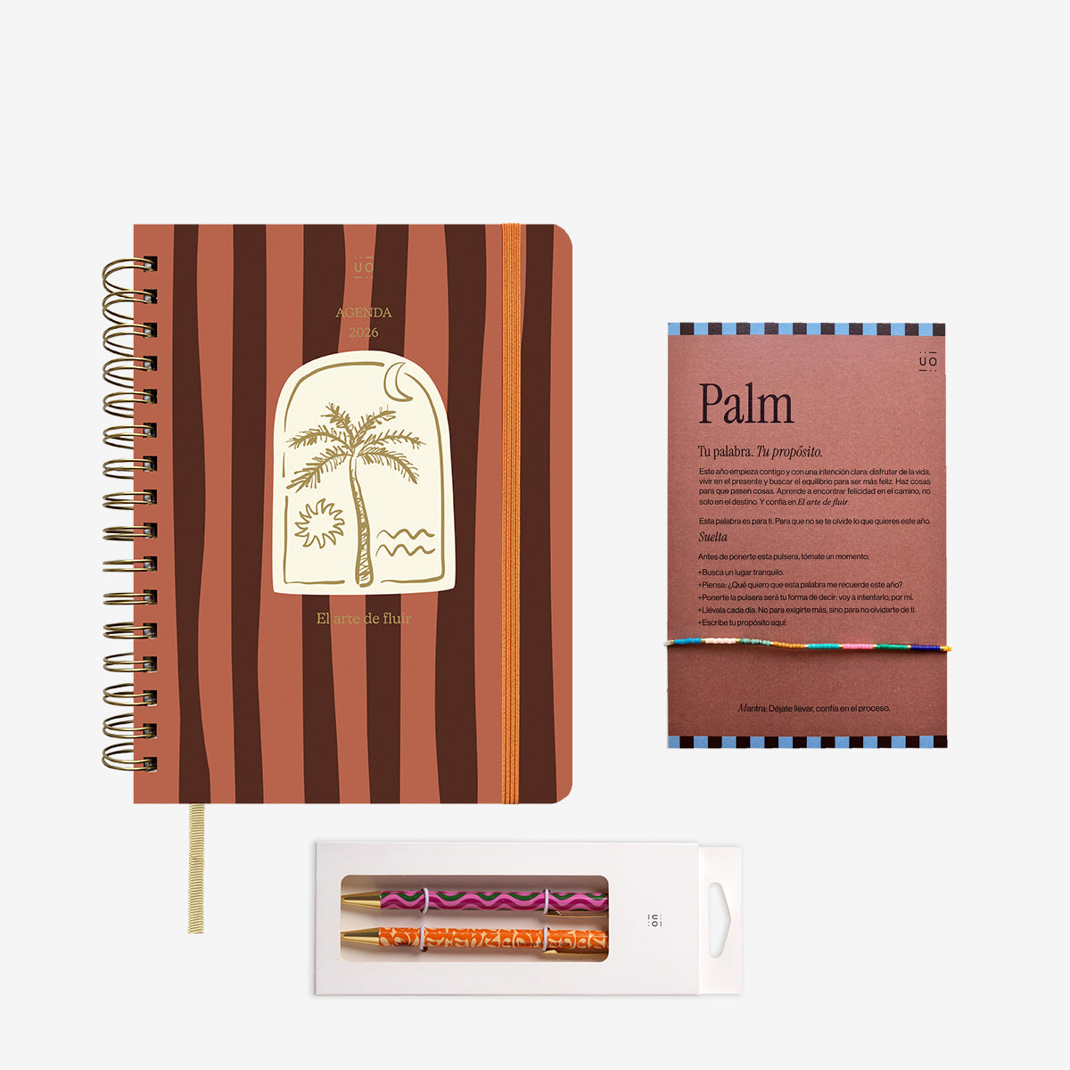 Pack Exclusivo Preventa Agenda Anual "Palm" Semana vista 2026