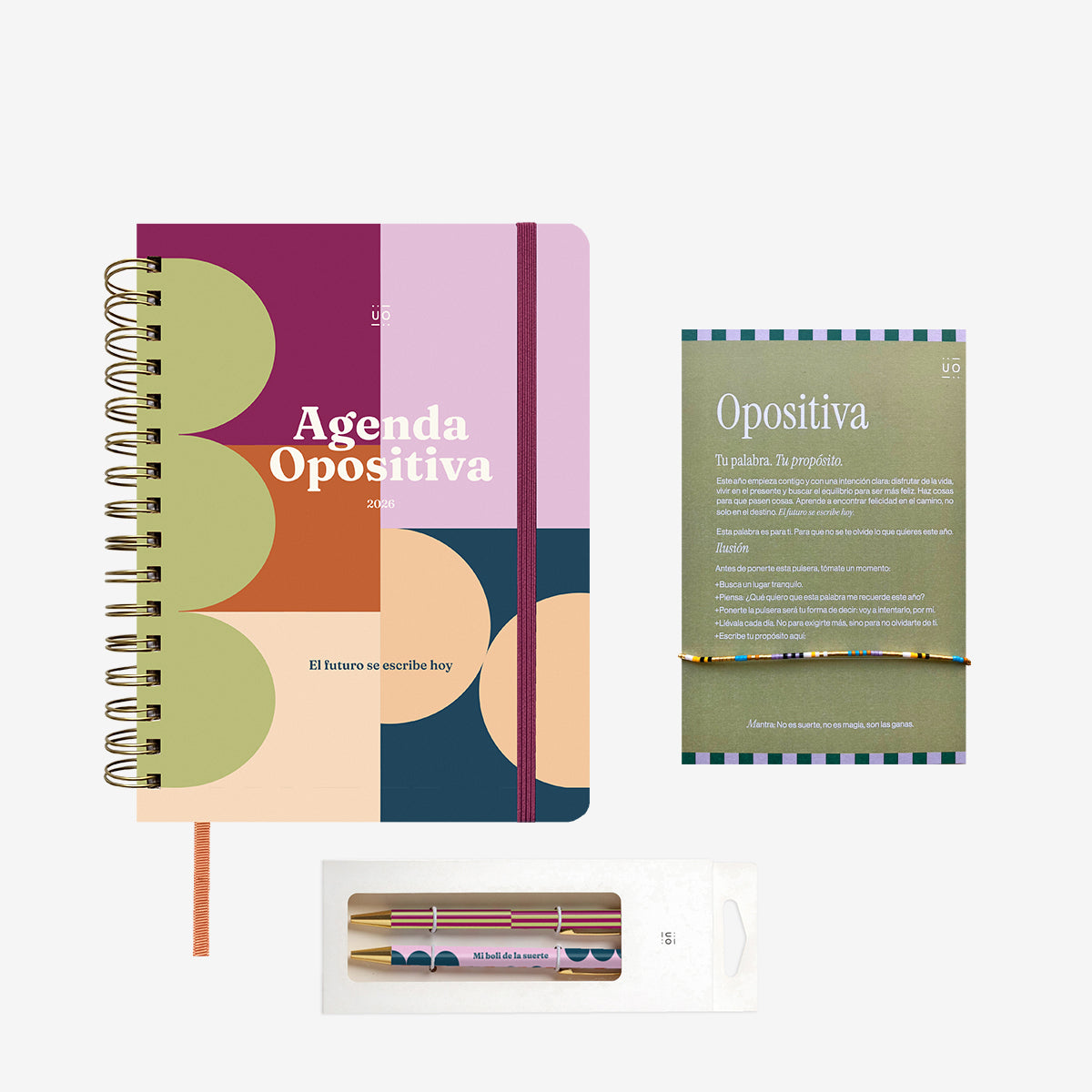 Pack Exclusivo Preventa Agenda Anual "Opositiva" Semana vista 2026