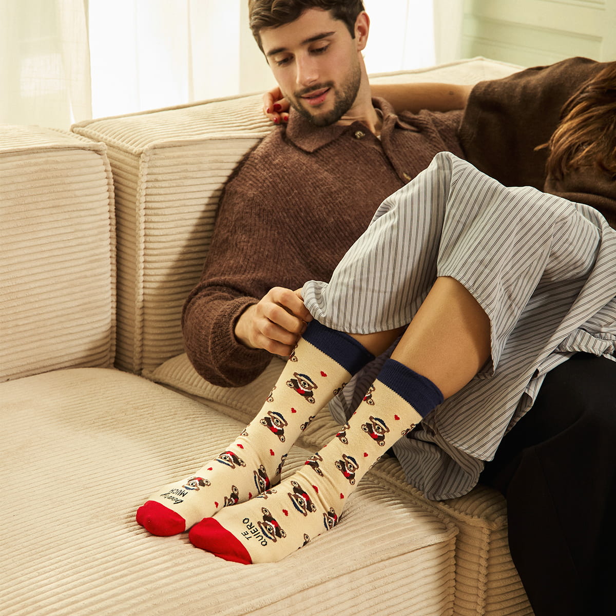 Kit Taza + Calcetines "Te quiero beary much"