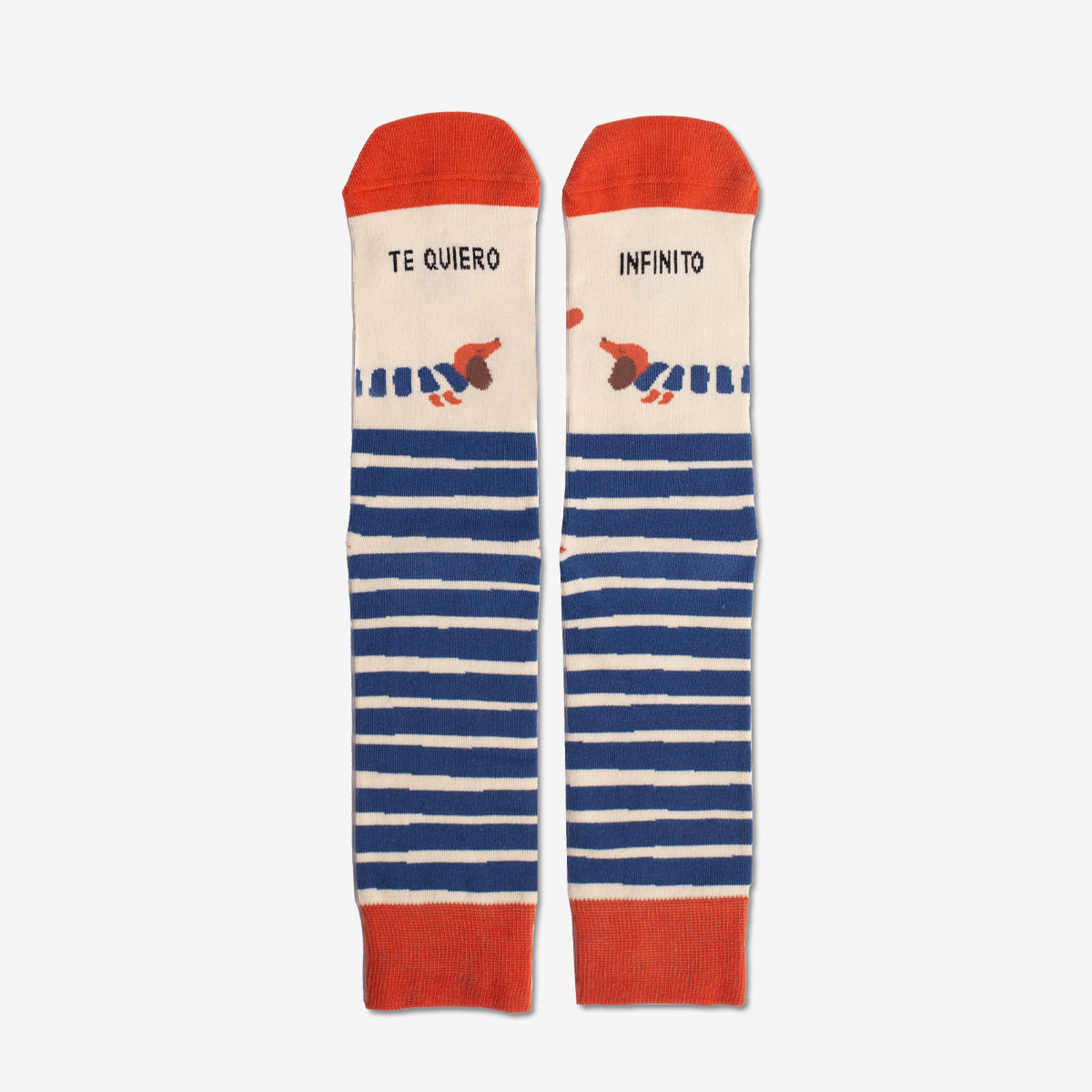 Calcetines "Te quiero infinito" Teckel