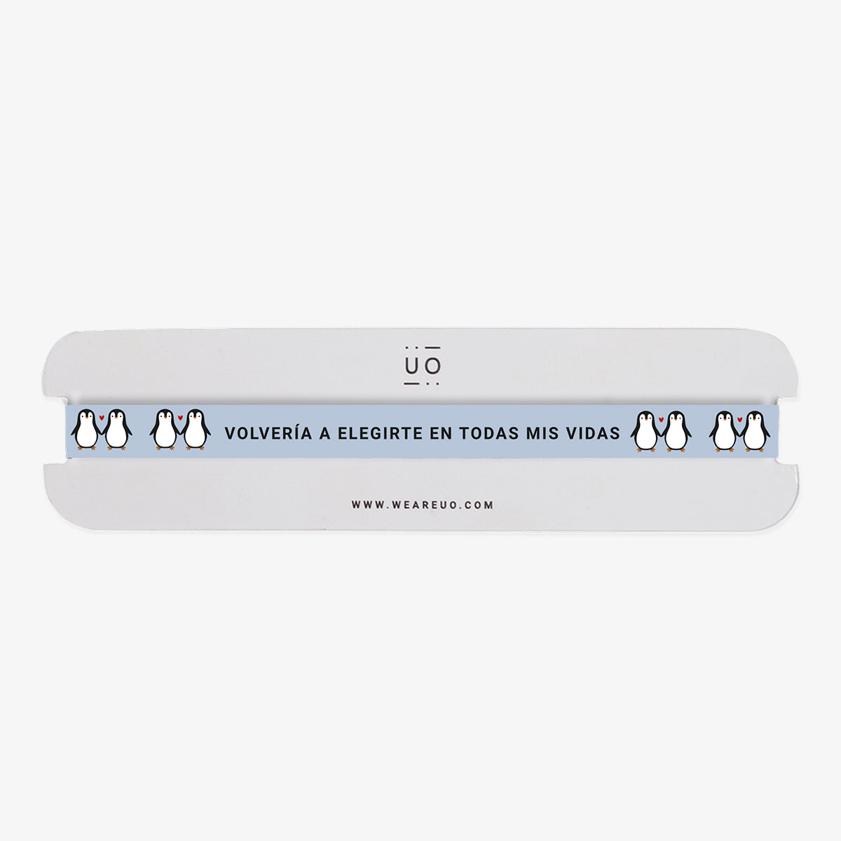 Pulsera de tela "Volvería a elegirte en todas mis vidas"