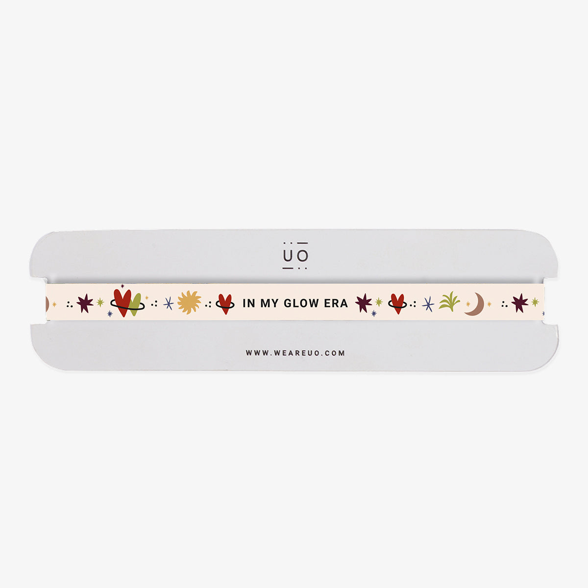 Pulsera de tela "In my glow era"