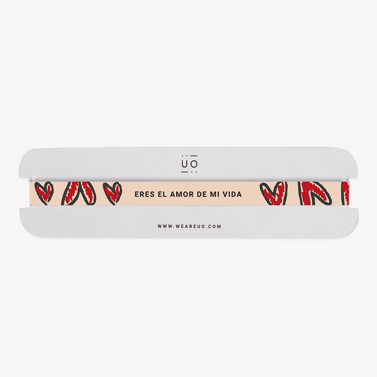 Pulsera de tela "Eres el amor de mi vida"