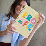 Libreta "Profe gracias por hacerme sentir capaz"