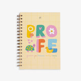 Libreta "Profe gracias por hacerme sentir capaz"