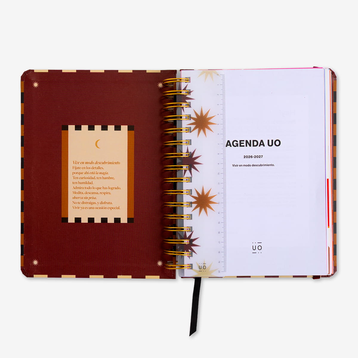 Agenda Escolar "Universo" Día página 2026-27