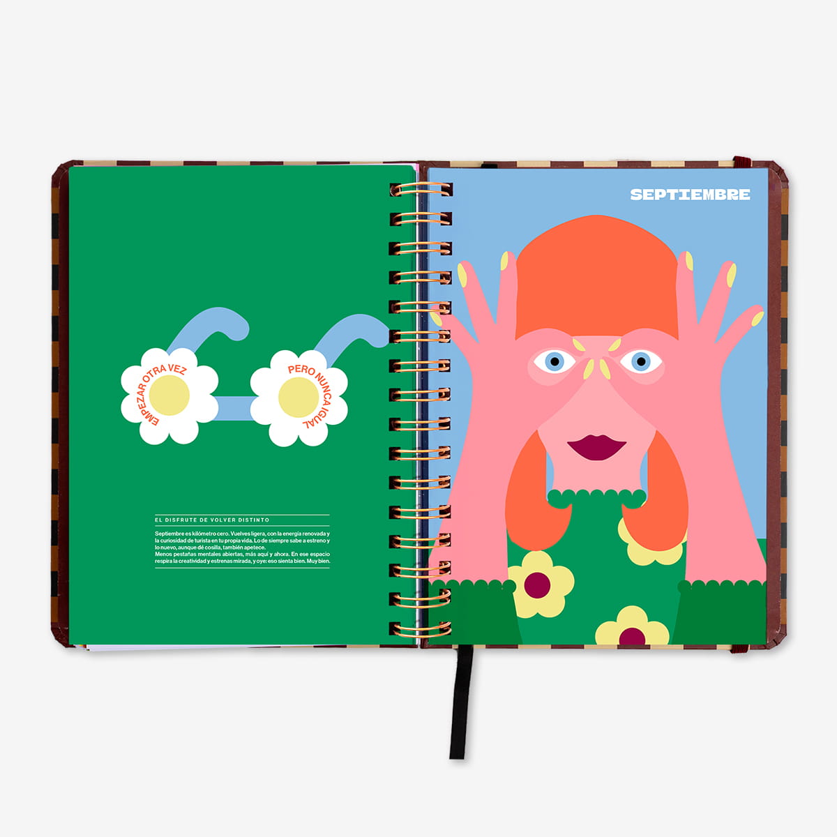Agenda Escolar "Universo" Día página 2026-27