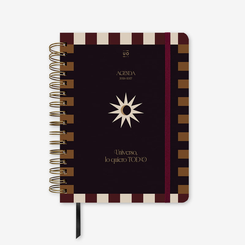 Agenda Escolar "Universo" Día página 2026-27