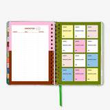 Agenda Escolar "Bloom" Semana Vista 2026-27