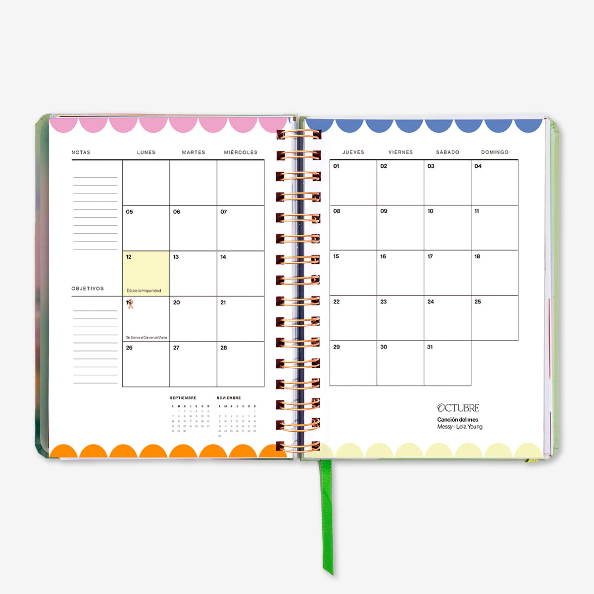 Pack Exclusivo Preventa Agenda Escolar "Bloom" Día Página 2026-27