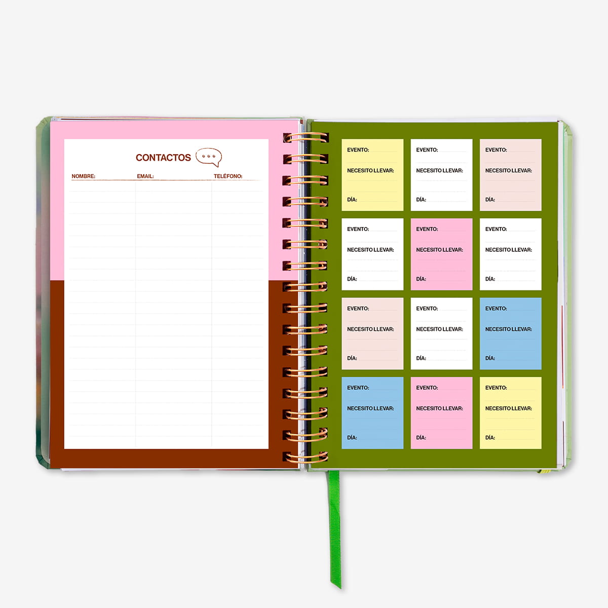 Pack Exclusivo Preventa Agenda Escolar "Bloom" Día Página 2026-27