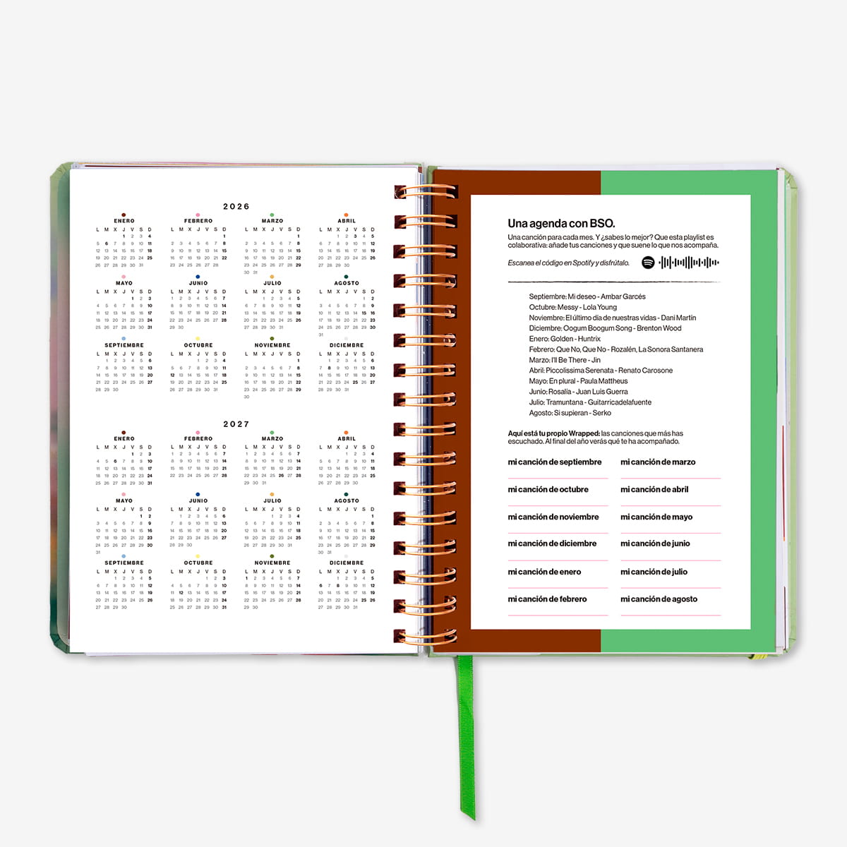 Pack Exclusivo Preventa Agenda Escolar "Bloom" Día Página 2026-27