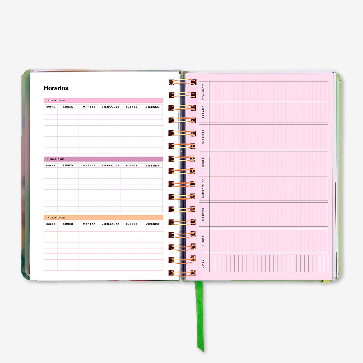 Pack Exclusivo Preventa Agenda Escolar "Bloom" Día Página 2026-27