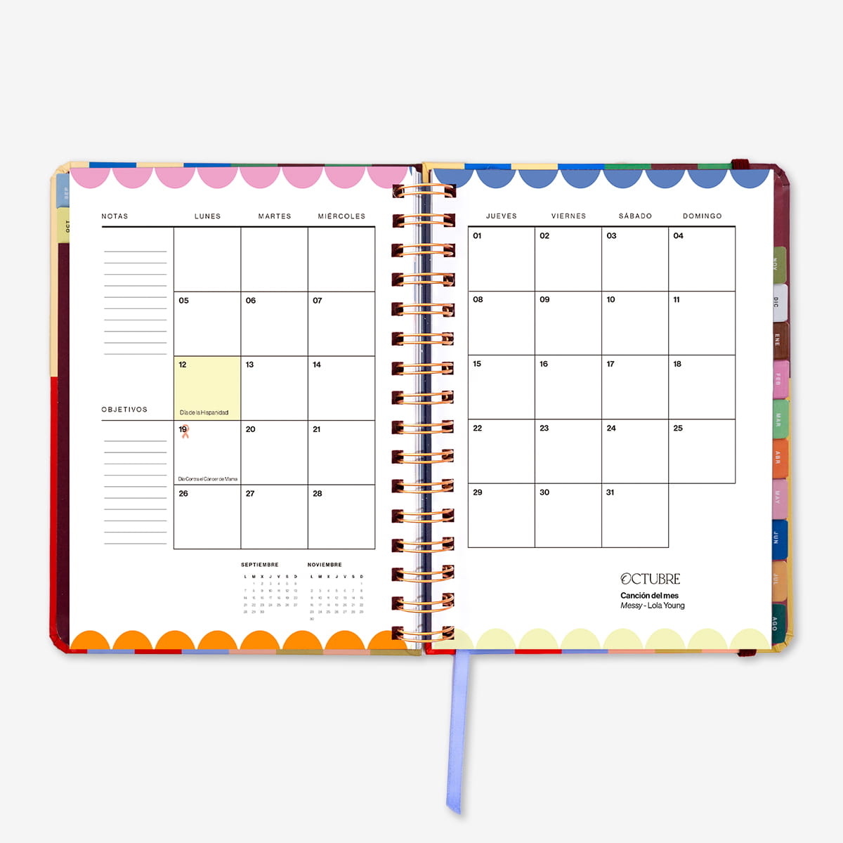 Pack Exclusivo Preventa Agenda Escolar "Copenhague" Semana Vista 2026-27