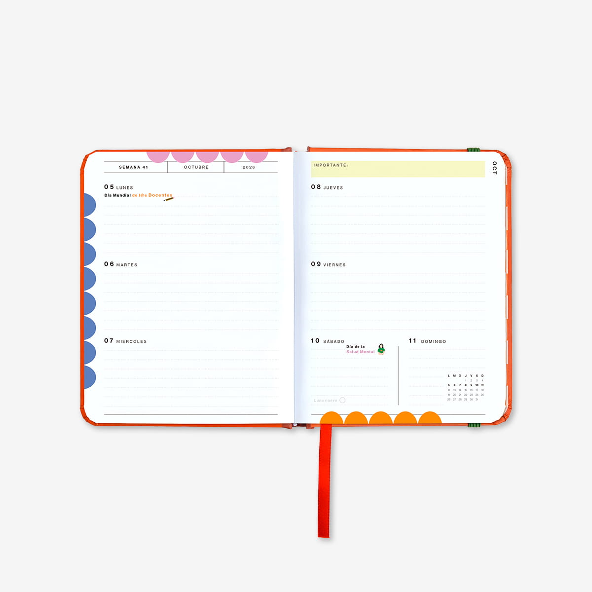 Agenda Escolar "Sunset" Mini 2026-27