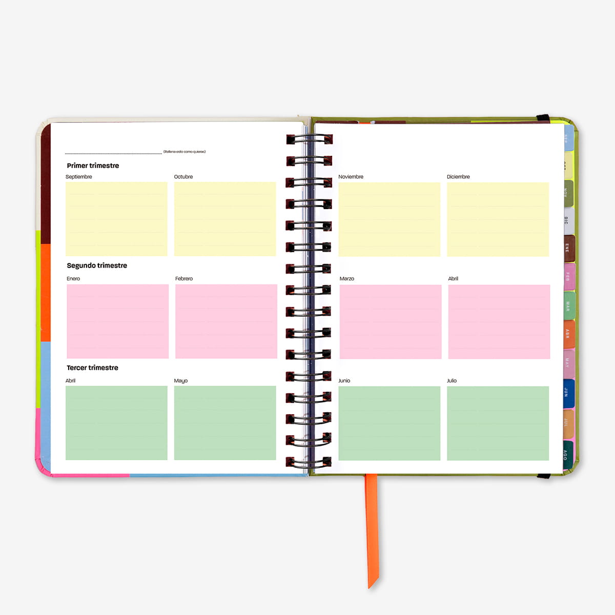 Agenda Escolar "Profe con mucha clase" Semana Vista 2026-27