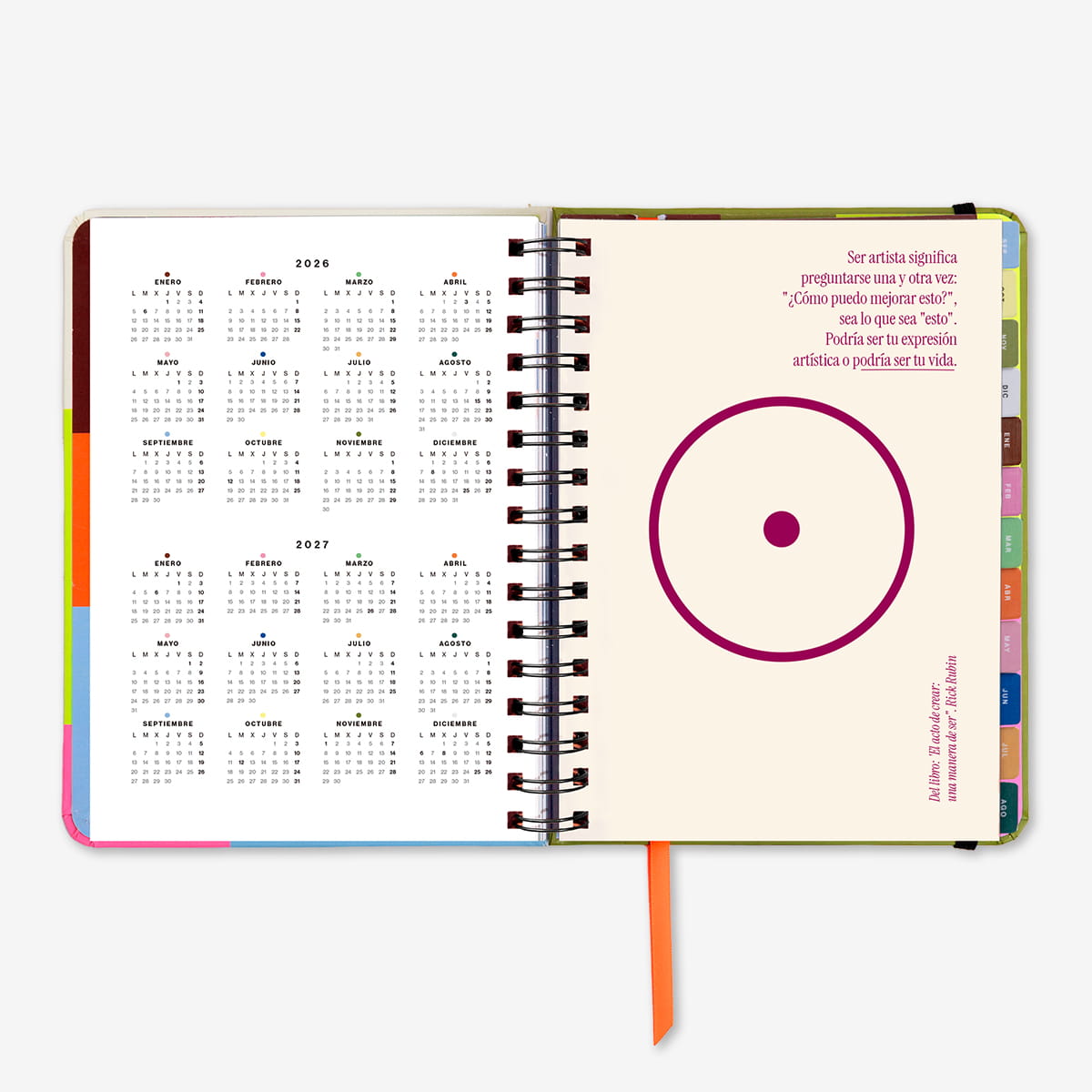 Agenda Escolar "Profe con mucha clase" Semana Vista 2026-27