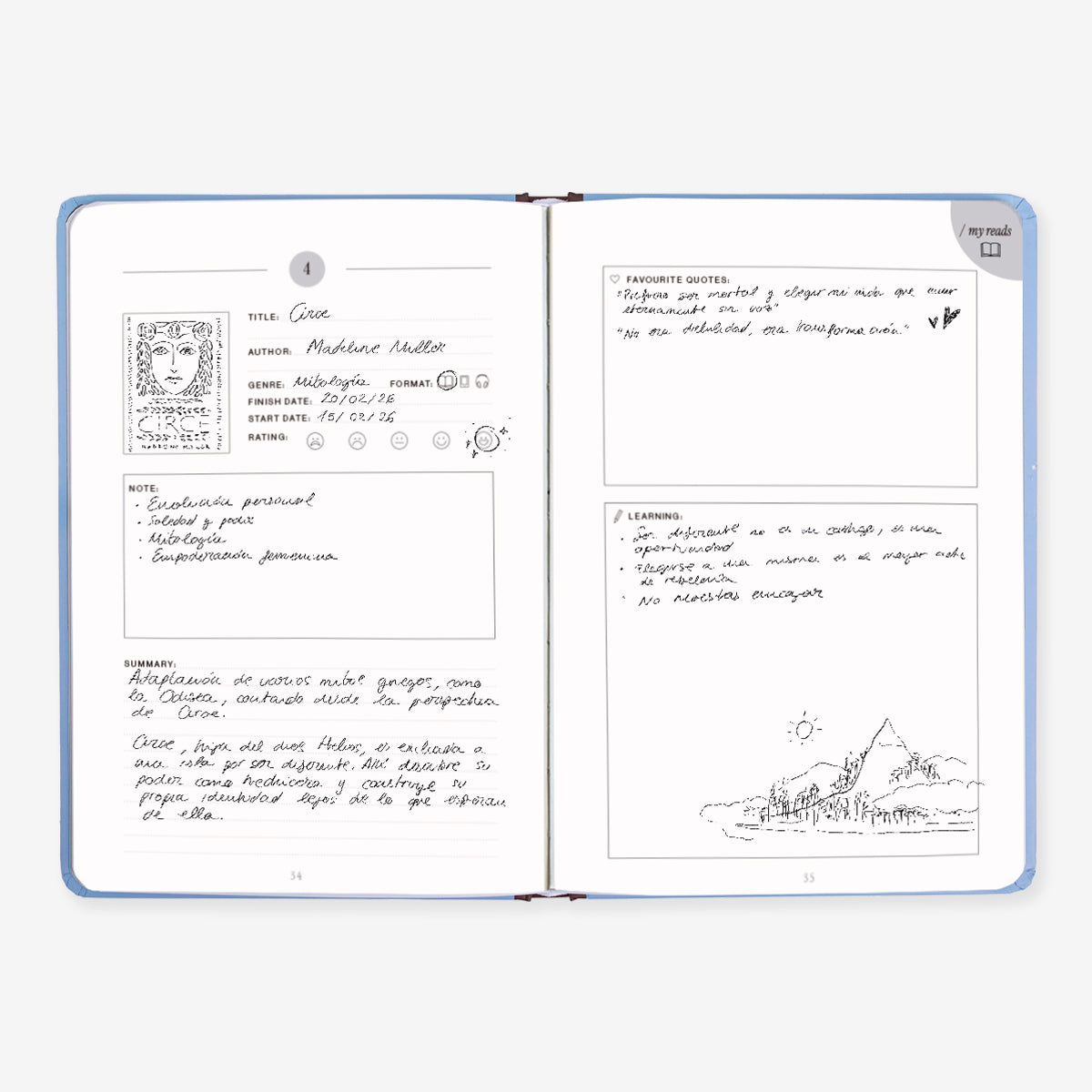 Reading Journal UO