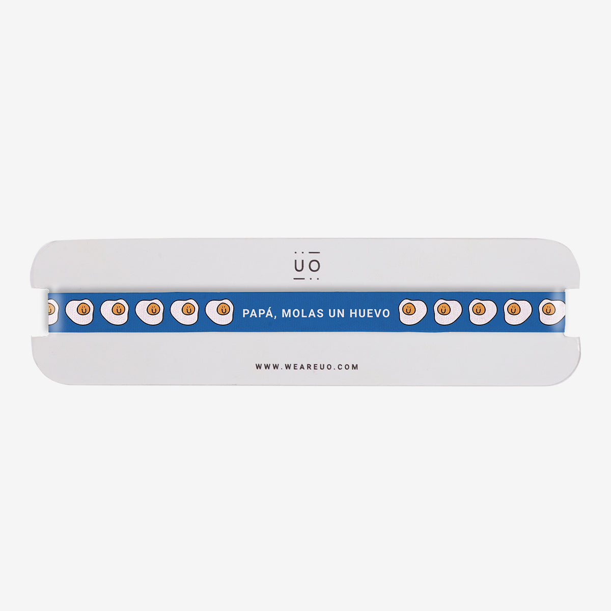 Pulsera de tela "Papá, molas un huevo"