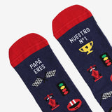 Calcetines "Papá eres nuestro nº 1"