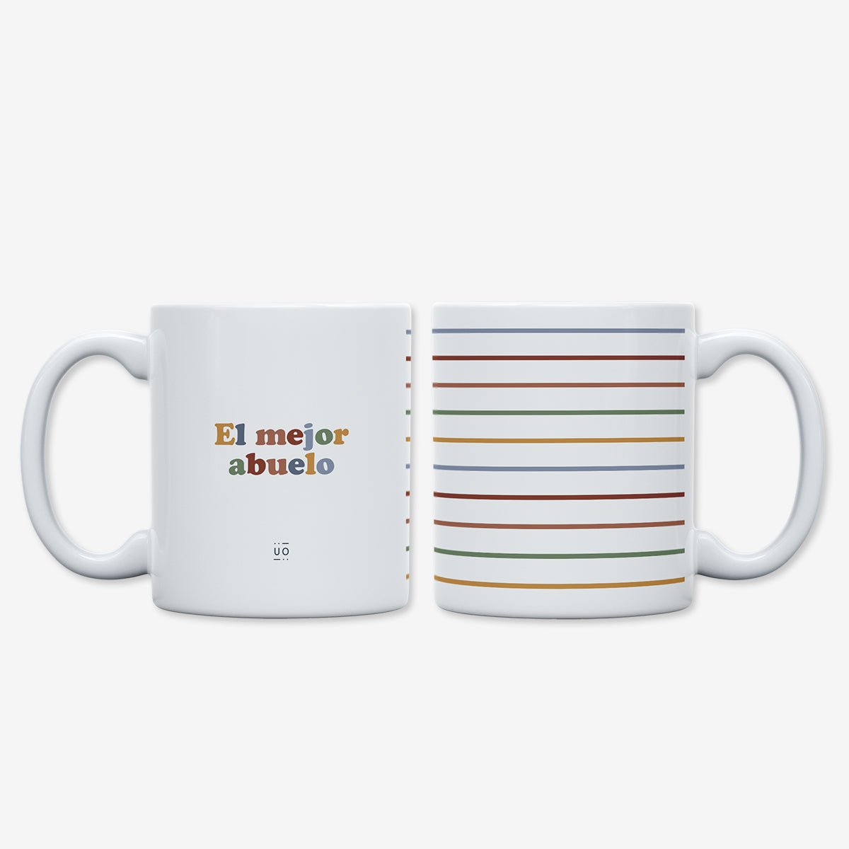 Kit Taza + Posavasos + Llavero "El mejor Abuelo"