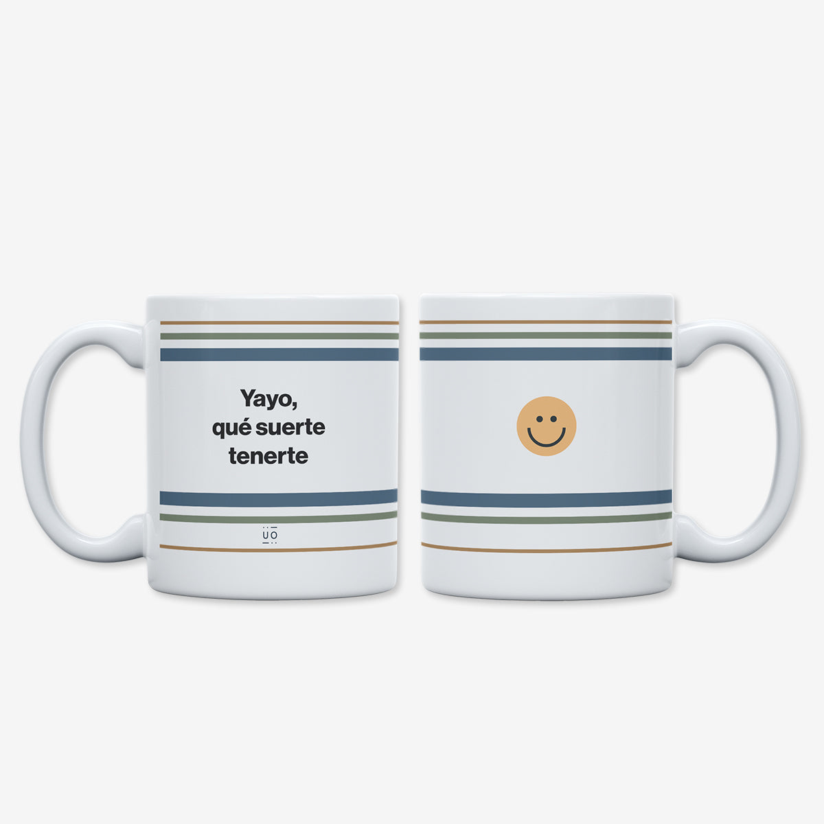 Taza "Yayo, qué suerte tenerte"