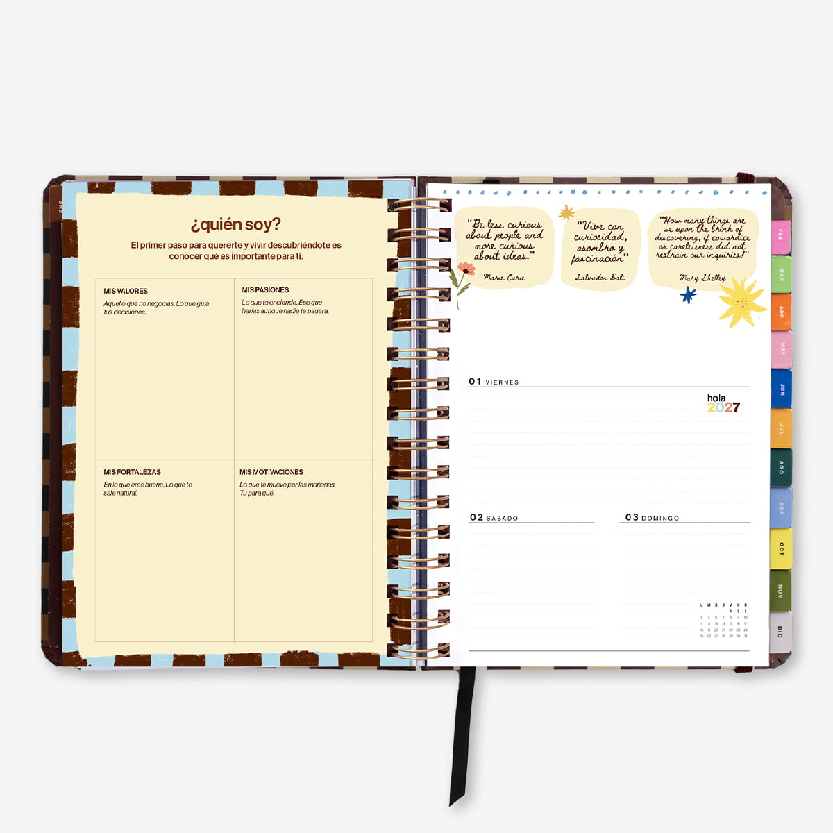 Crea tu pack "Agenda escolar Semana Vista 2026-27"