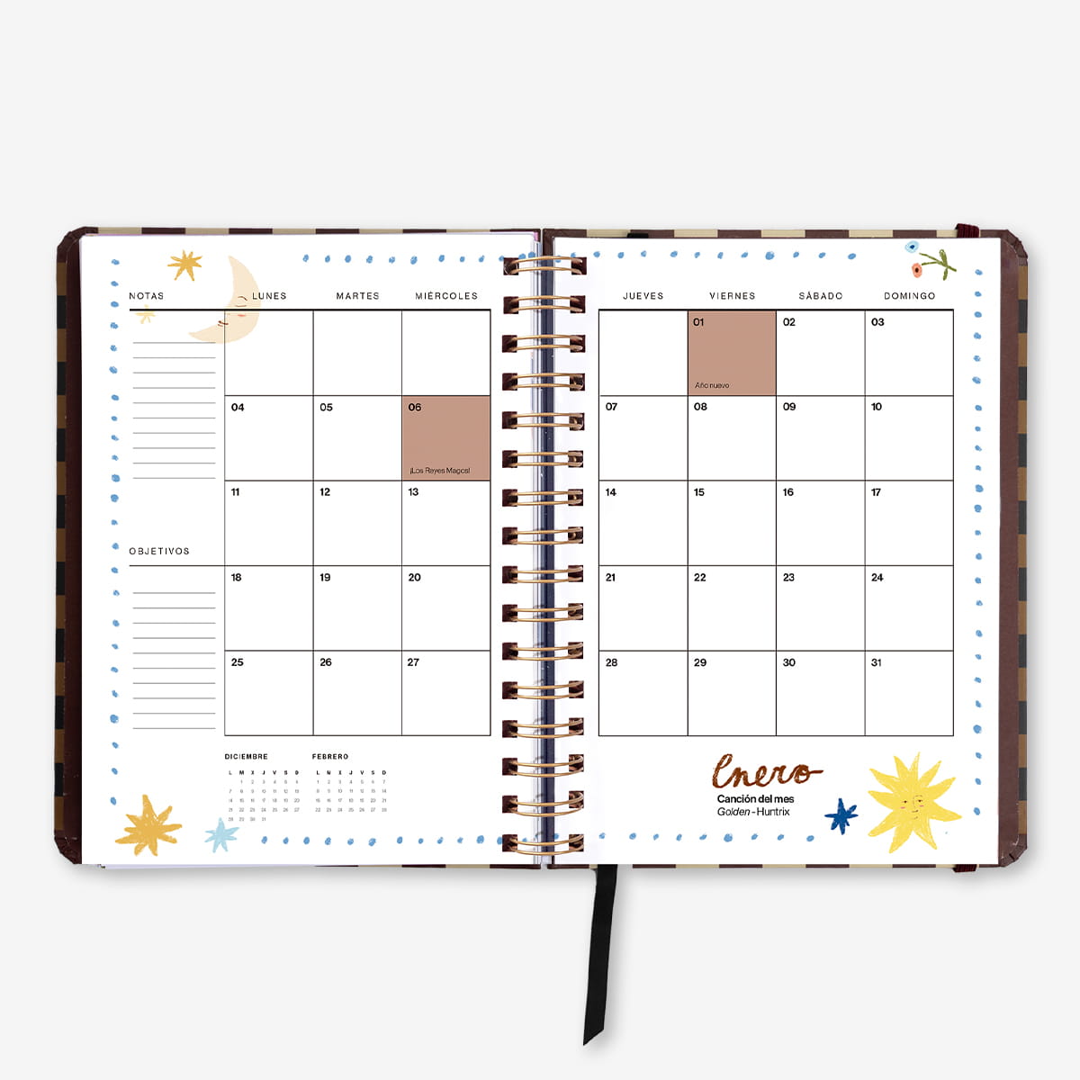 Agenda Anual "Universo" Día página 2027