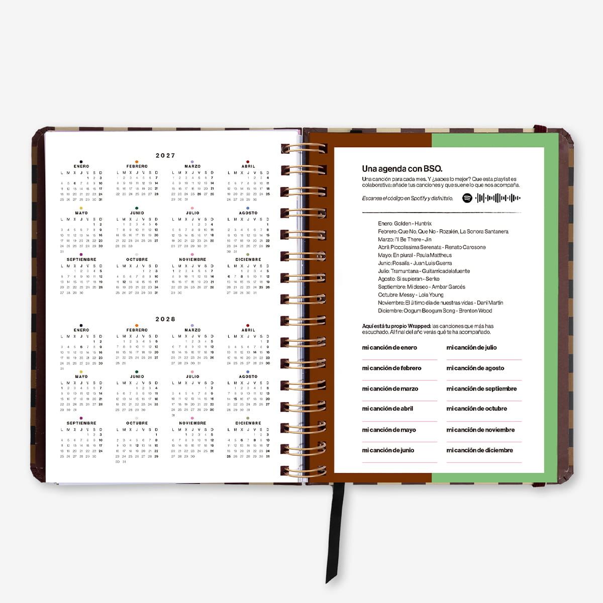 Agenda Anual "Universo" Día página 2027