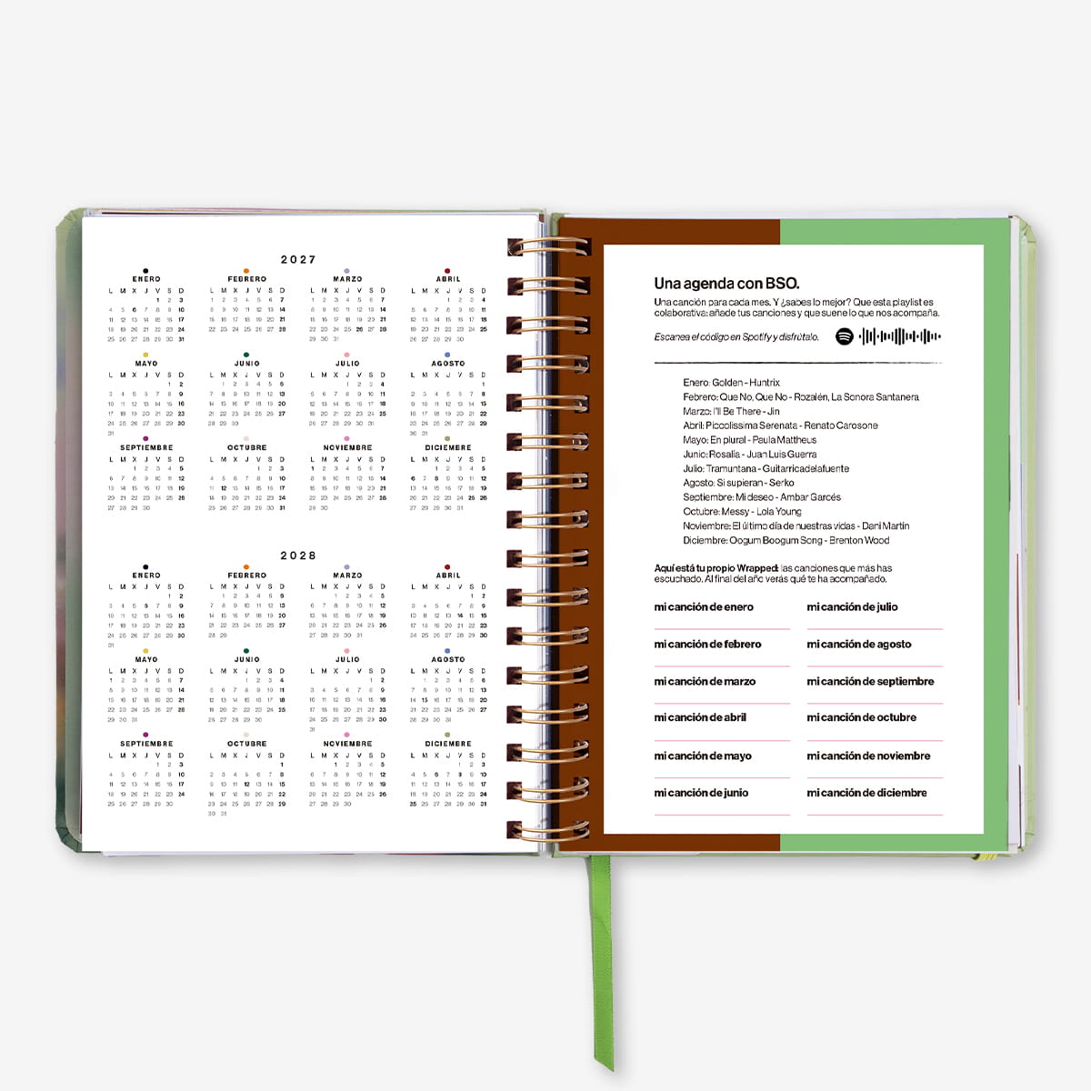 Agenda Anual "Bloom" Día Página 2027