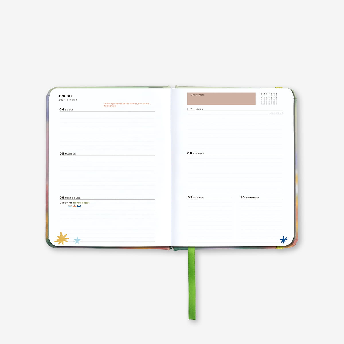 Agenda Anual "Bloom" Mini 2027