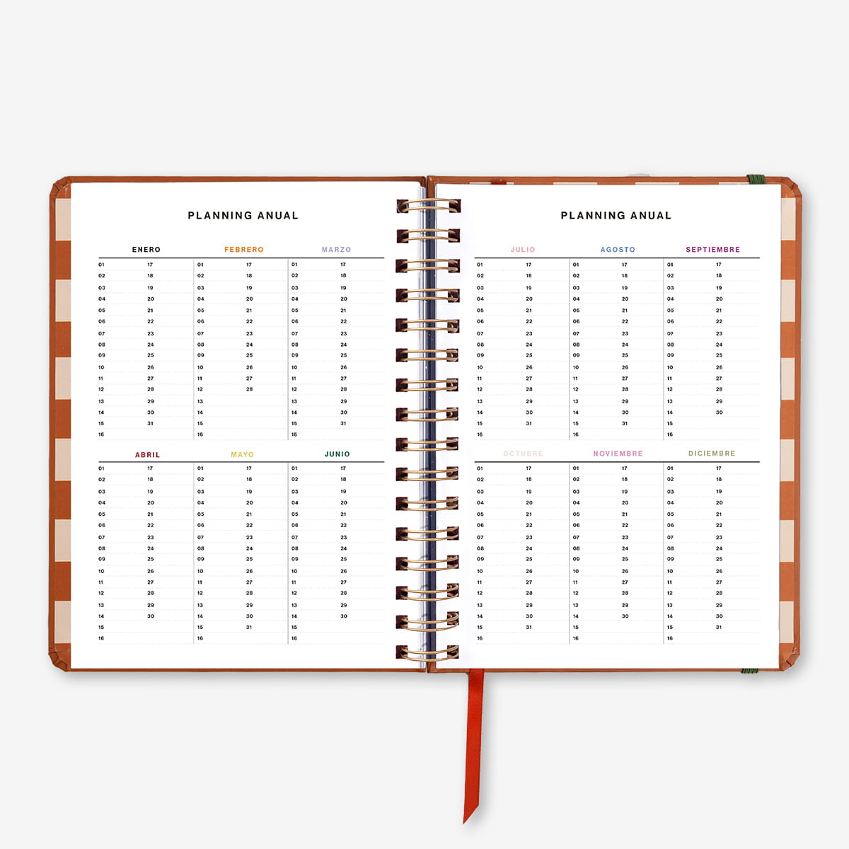 Agenda Anual "Sunset" Día Página 2027