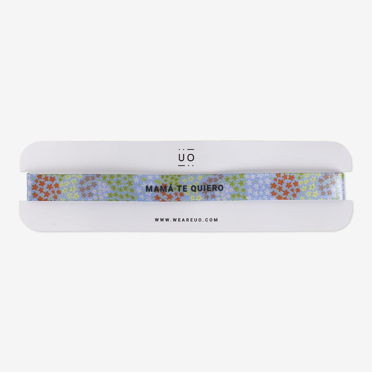 Pulsera de tela "Mamá te quiero"