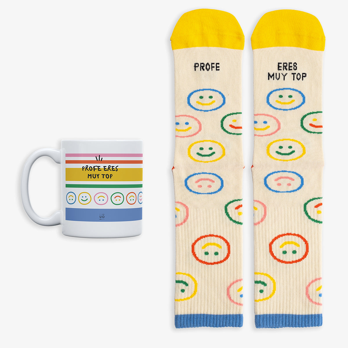 Kit Taza + Calcetines "Profe, eres muy TOP"