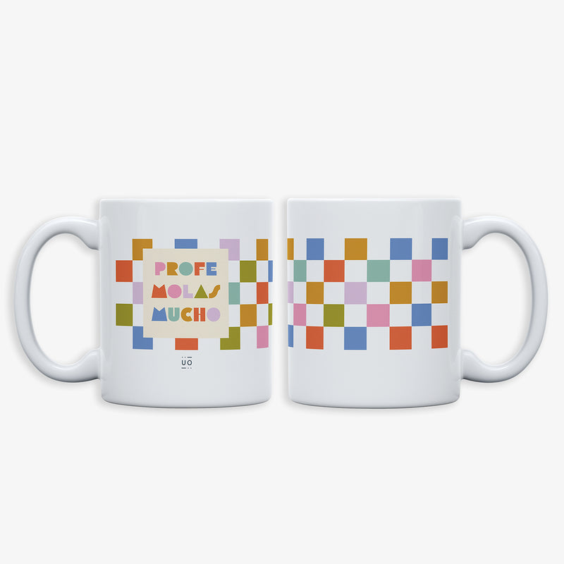 Taza "Profe, molas mucho"