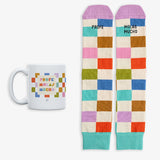 Kit Taza + Calcetines "Profe, molas mucho"