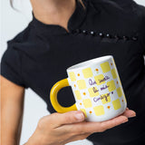 Taza Top "Qué suerte la mía contigo"