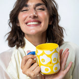 Taza Top "Te quiero un huevo"
