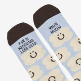 Calcetines "Por si necesitas leer esto: vales mucho"