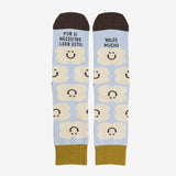 Calcetines "Por si necesitas leer esto: vales mucho"